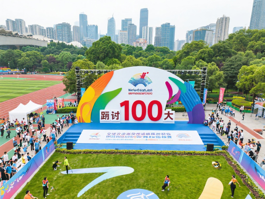 成都世运会倒计时百天,热力预热活动启幕 在全球体育爱好者的瞩目下,世运会将于明年